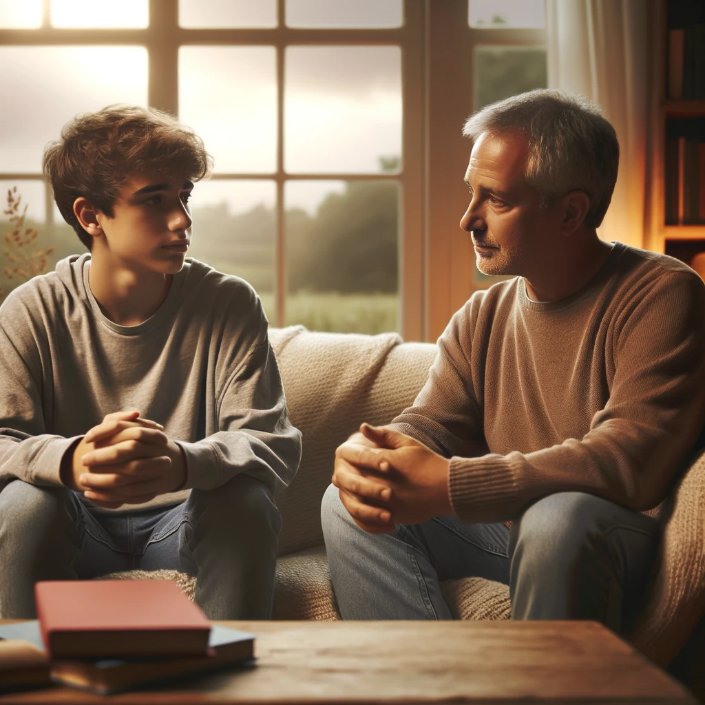 Si estás deprimido es importante hablar con tus padres